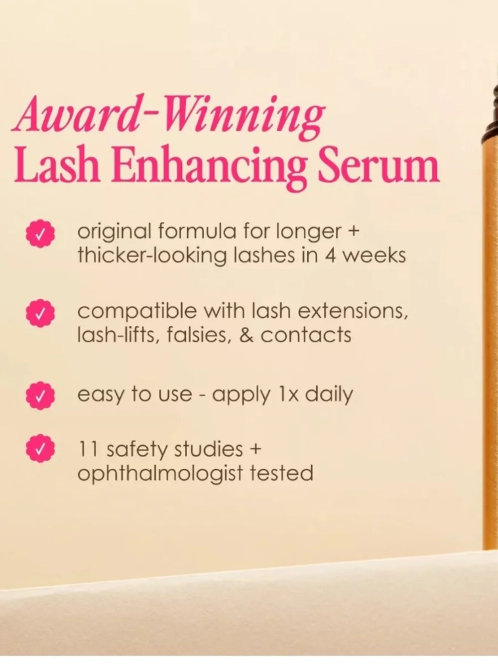 🦋 Grande Lash Enhancing Growth Serum New 4 Week Supply
